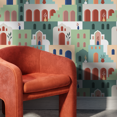 Papier peint architectural