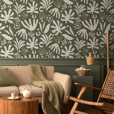 Olive Green Wallpaper