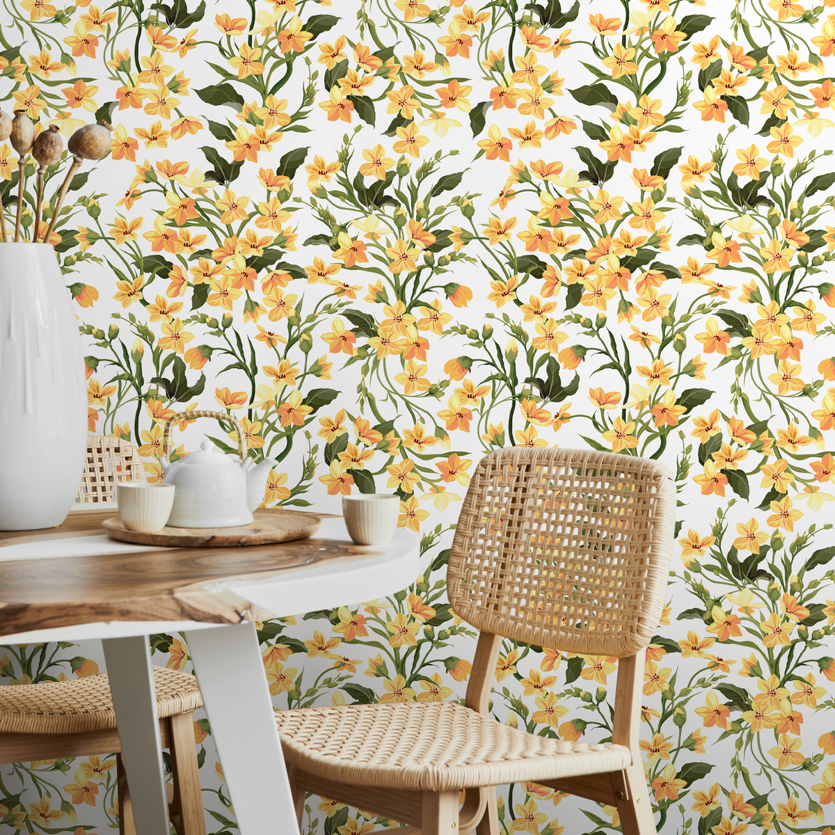 Yellow Flower Wallpaper