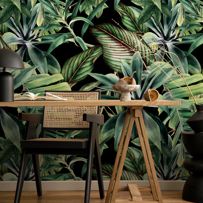 Jungle Foliage Wallpaper
