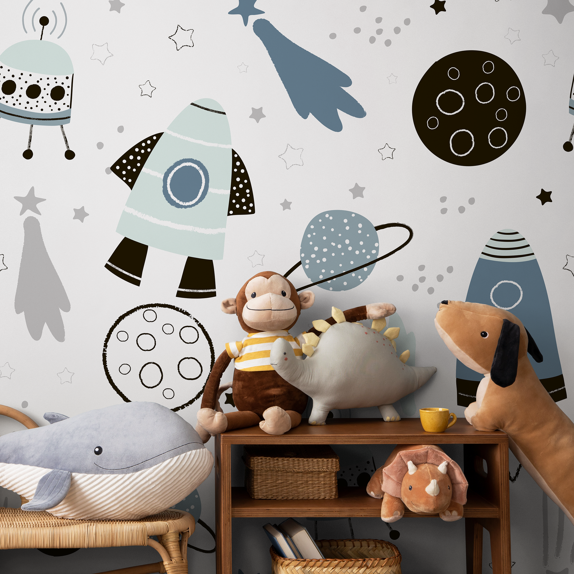 Peel And Stick Wallpaper Space Theme