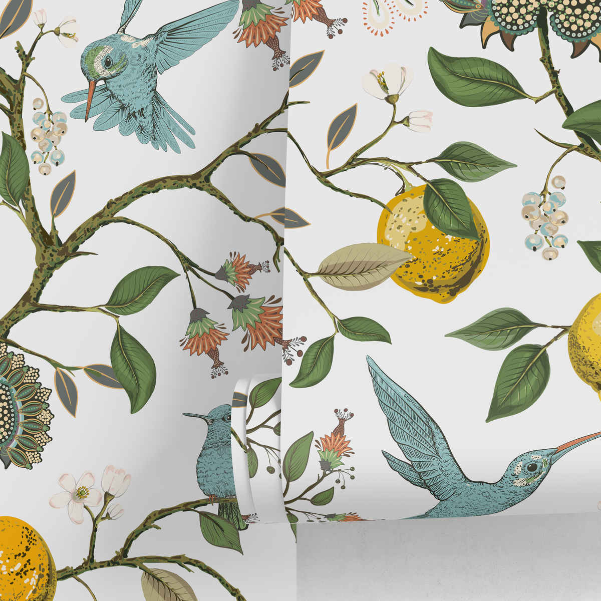 Kitchen Cupboards Wallpaper