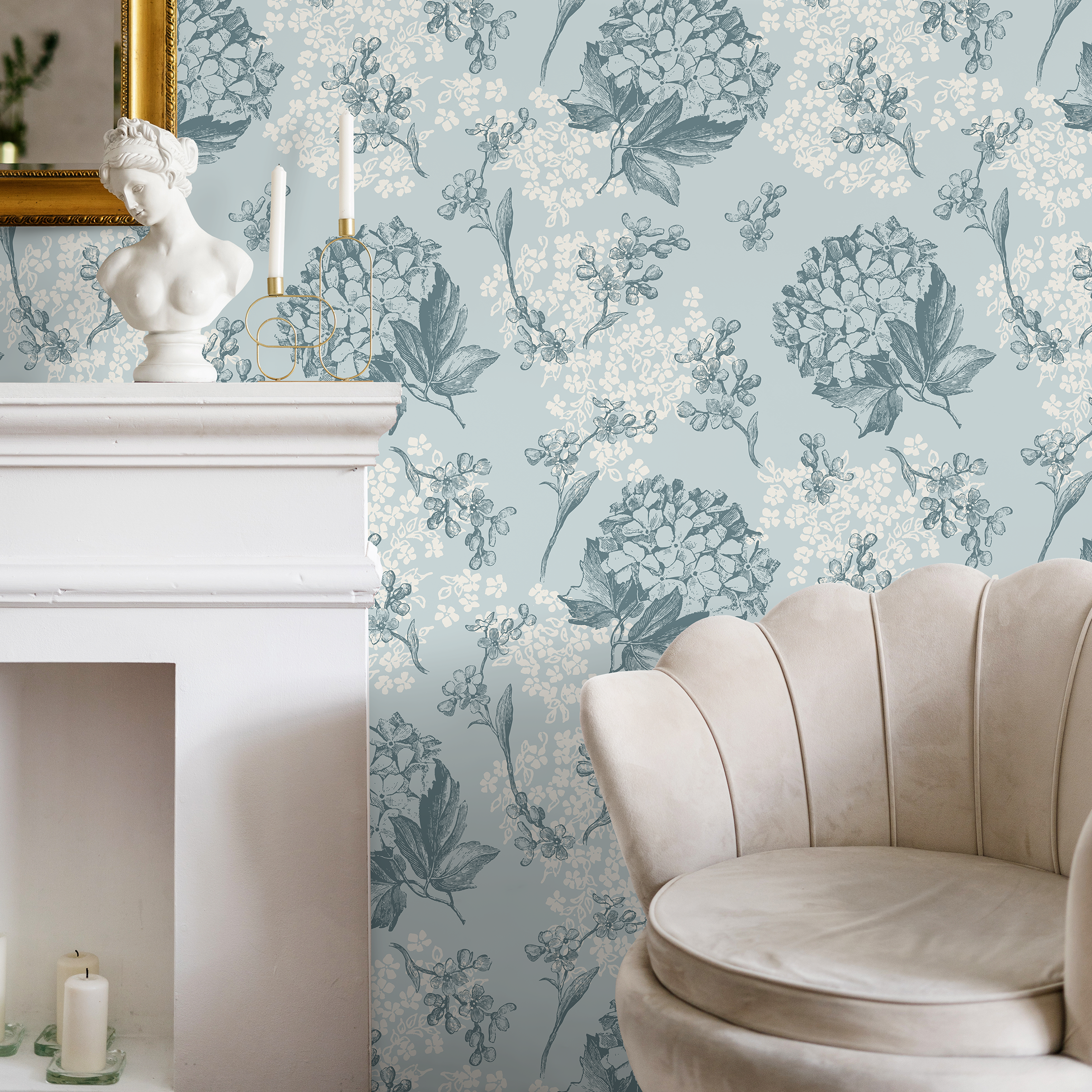 Pale Blue Wallpaper