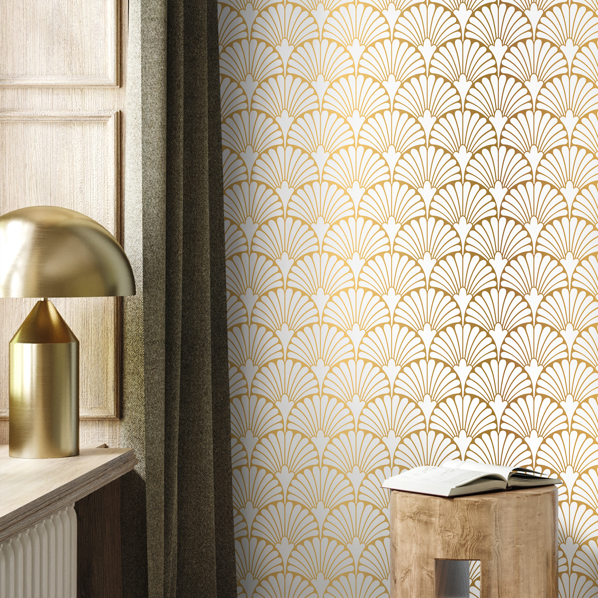 Gold Textured Wallpaper