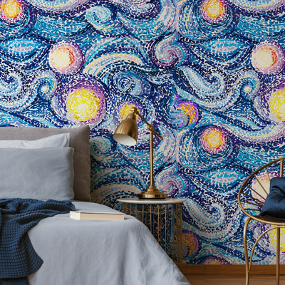 Peel And Stick Art Wallpaper