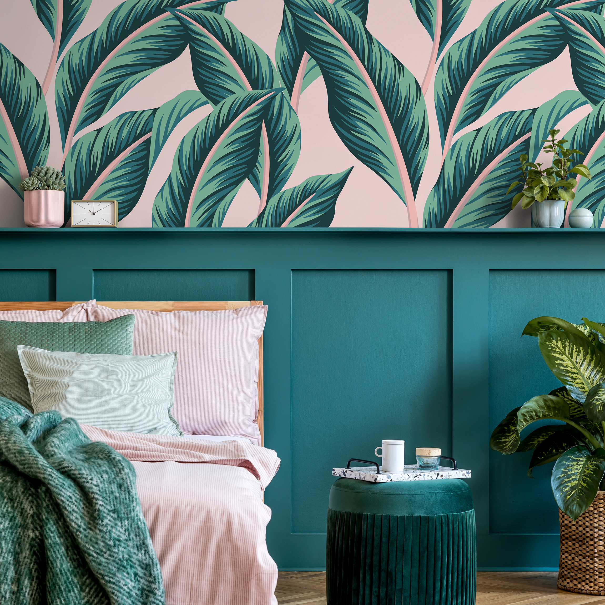 Tropical Pink Wallpaper