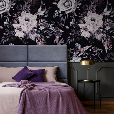 Purple Bedroom Wallpaper