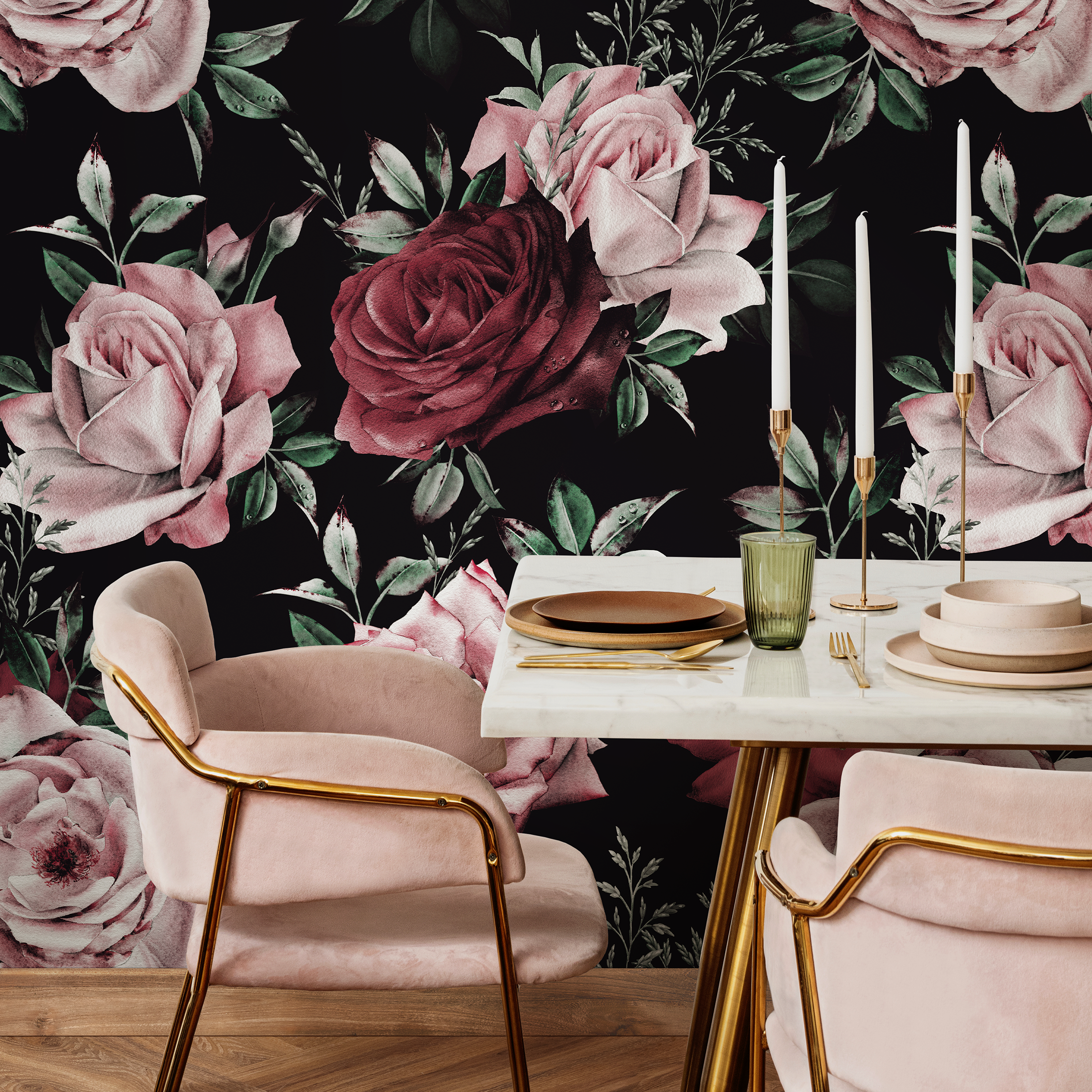 Dark Pink Rose Wallpaper