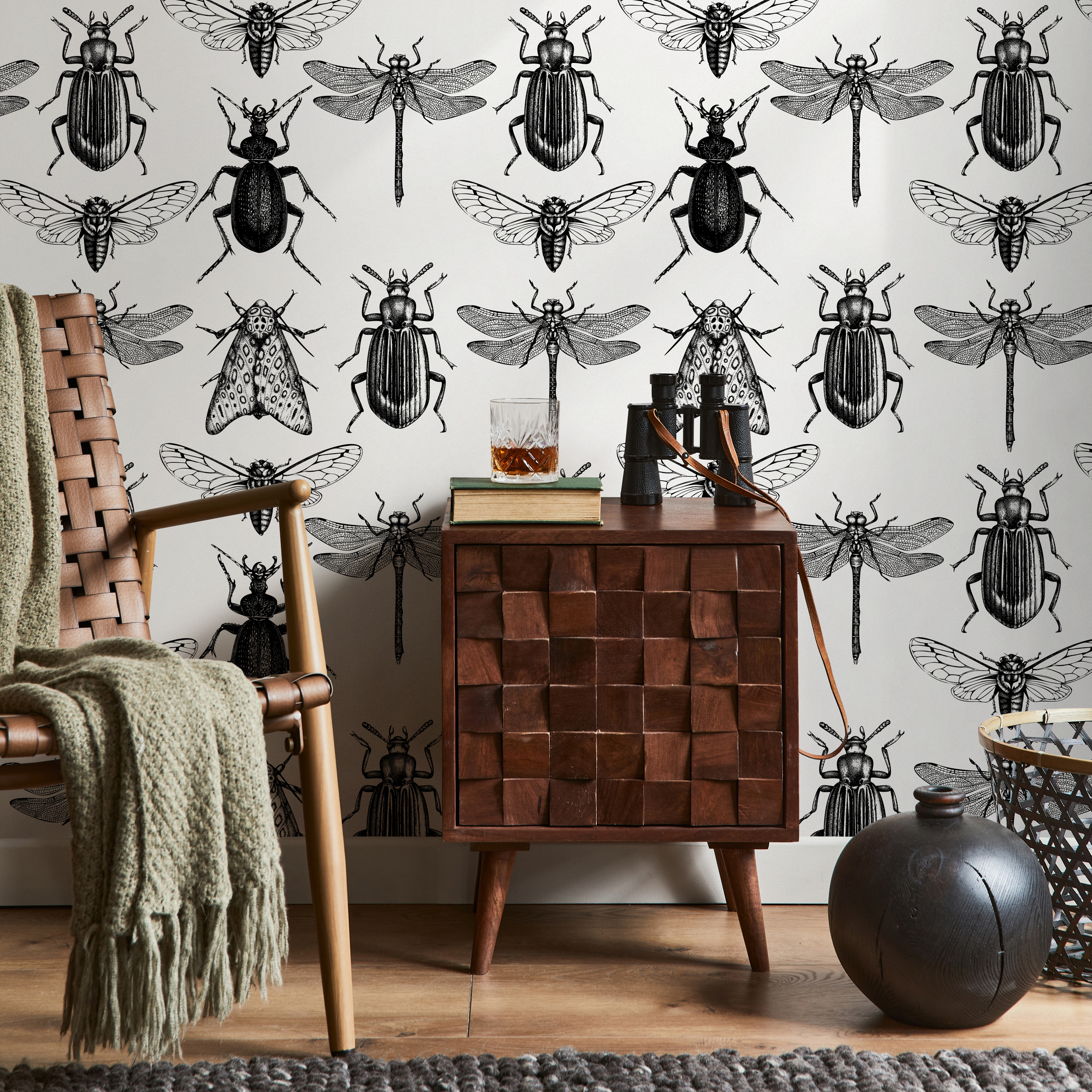 Cabinet Stick And Peel Wallpaper