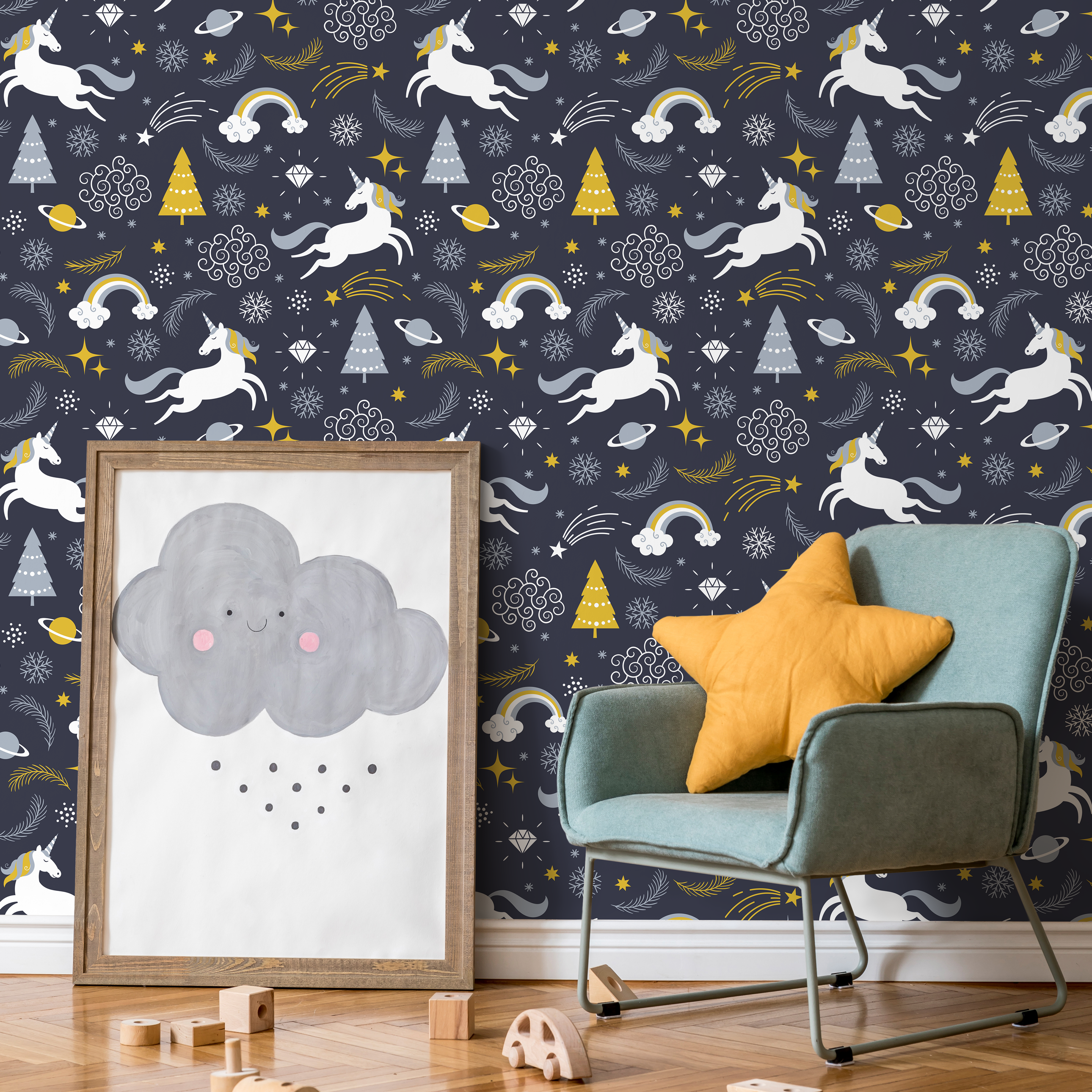 Rainbow Unicorn Wallpaper