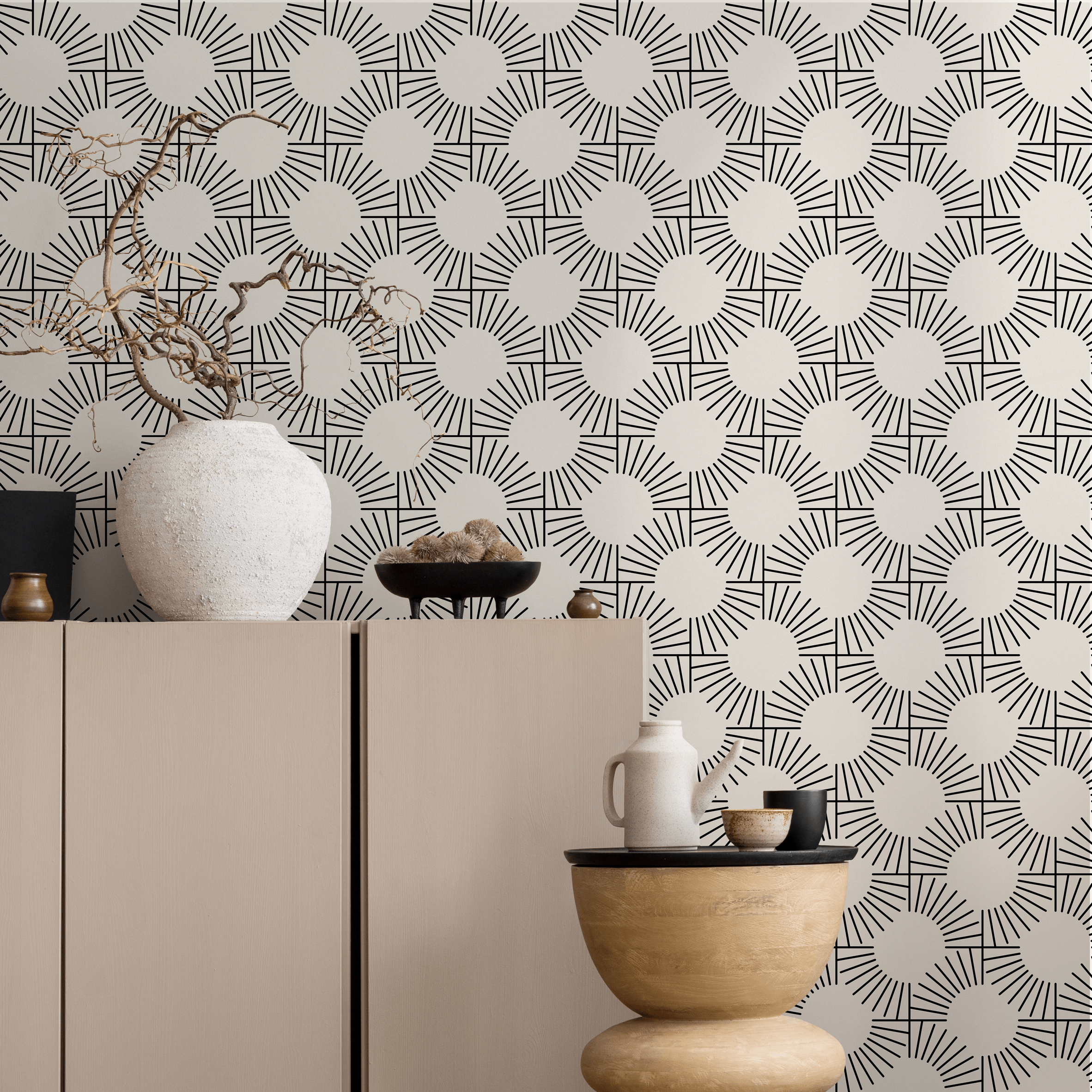 Circle Peel And Stick Wallpaper