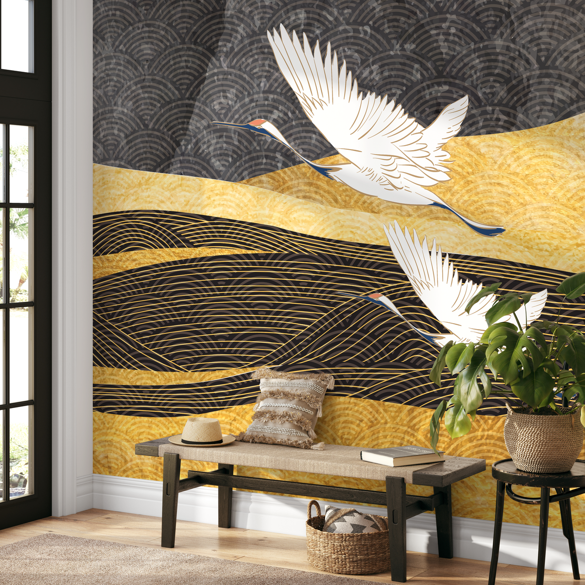 Oriental Mural Wallpaper