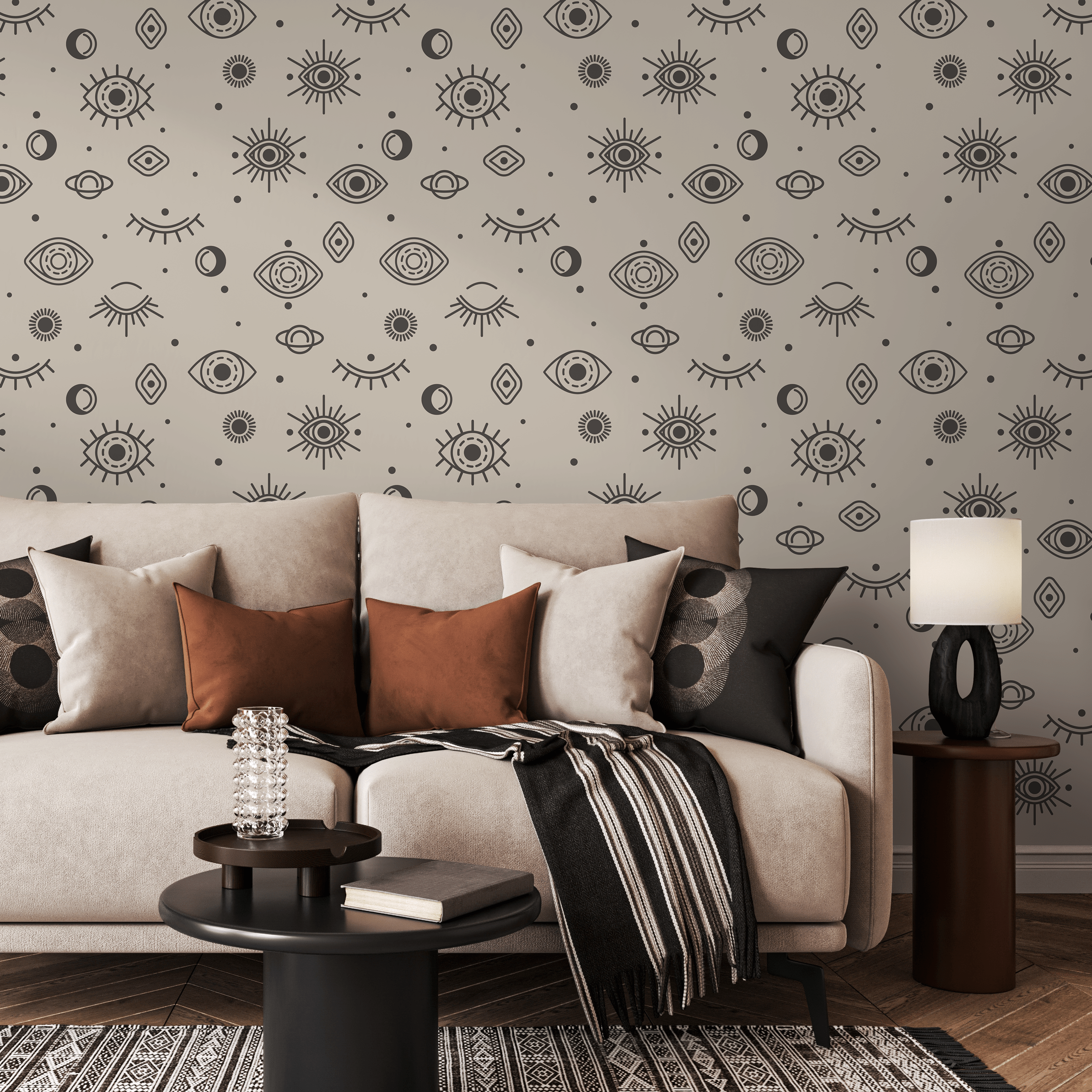 Evil Eye Peel And Stick Wallpaper