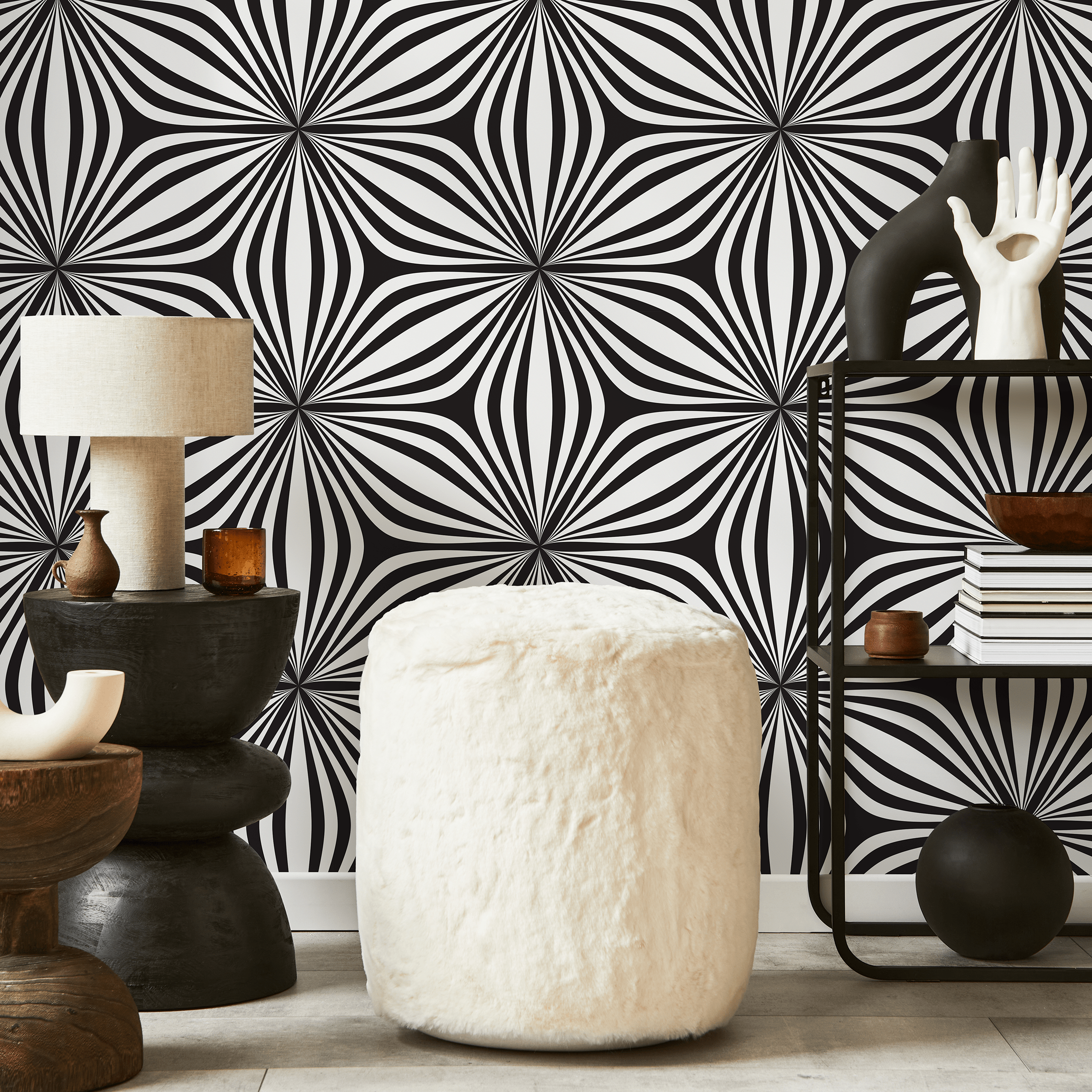 Psychedelic Peel And Stick Wallpaper