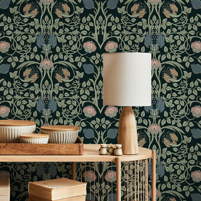 Green Peel And Stick Wallpaper