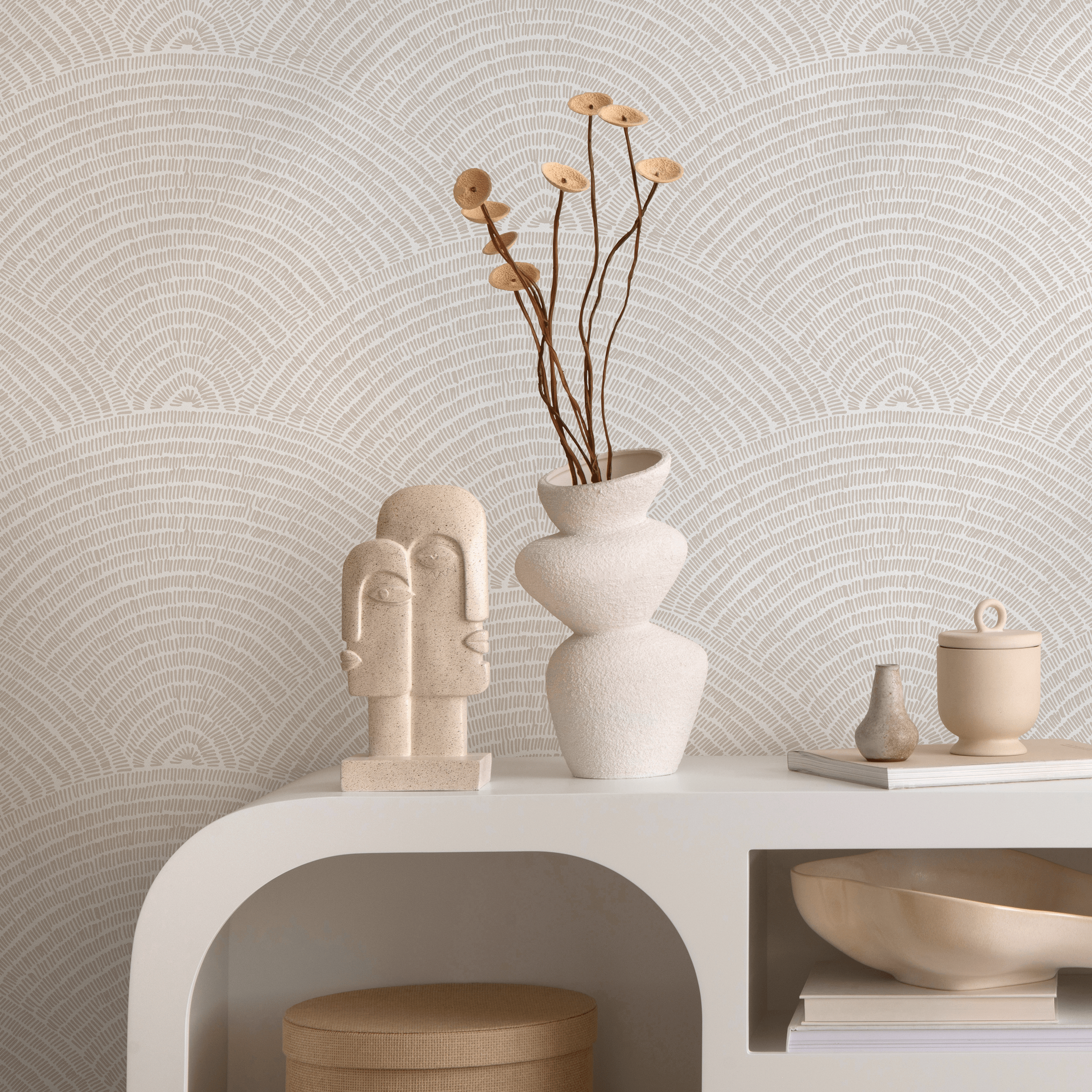 Hanging Peel And Stick Wallpaper On Textured Walls