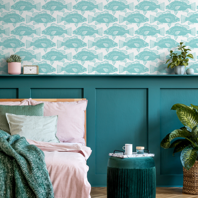 Tiffany Blue Peel And Stick Wallpaper