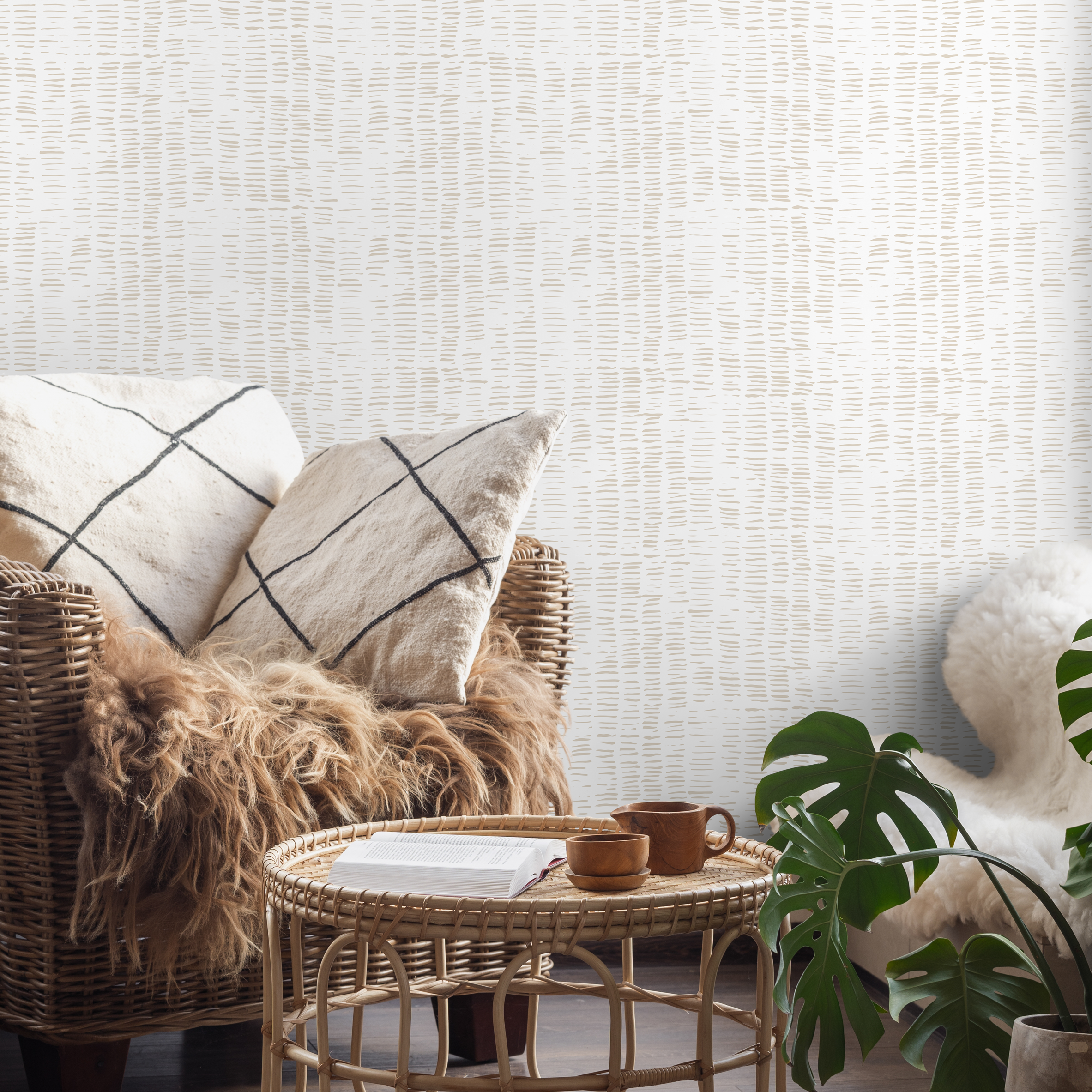 White Abstract Wallpaper
