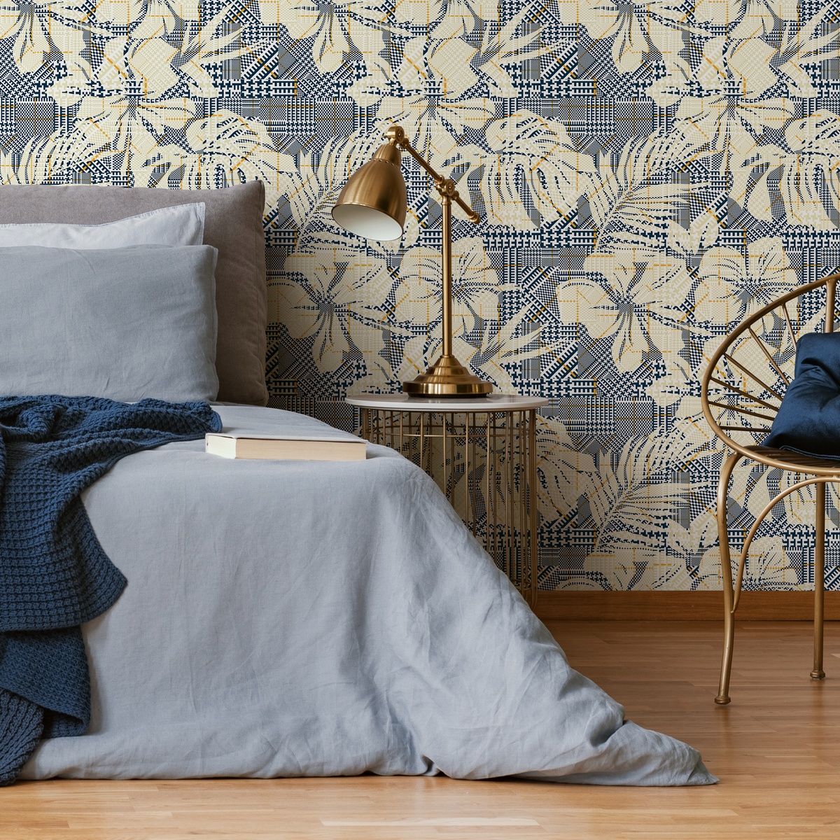 Houndstooth Peel And Stick Wallpaper