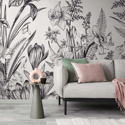 Flower Wallpaper Mural