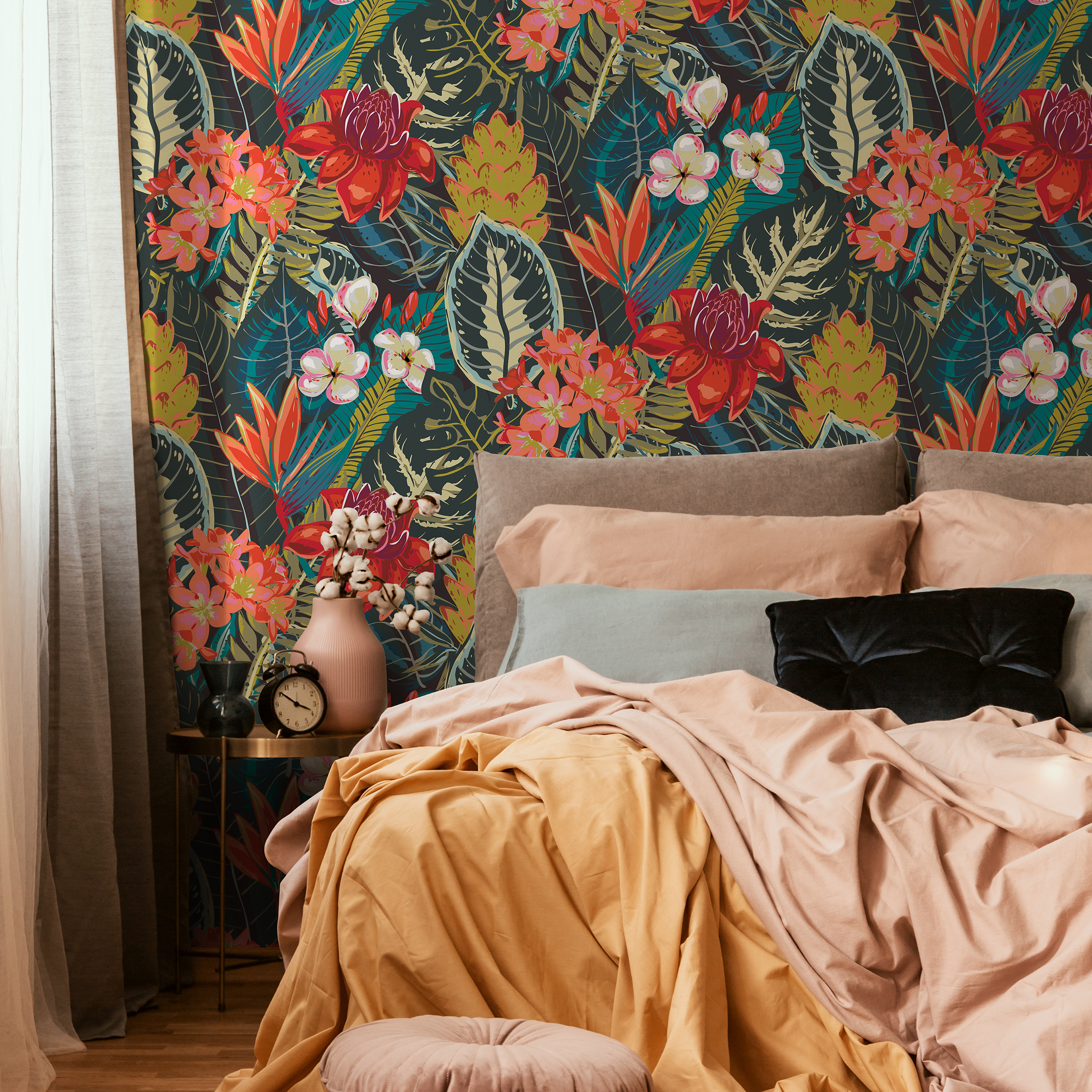 Floral Room Wallpaper