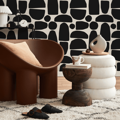 Black Accent Wallpaper