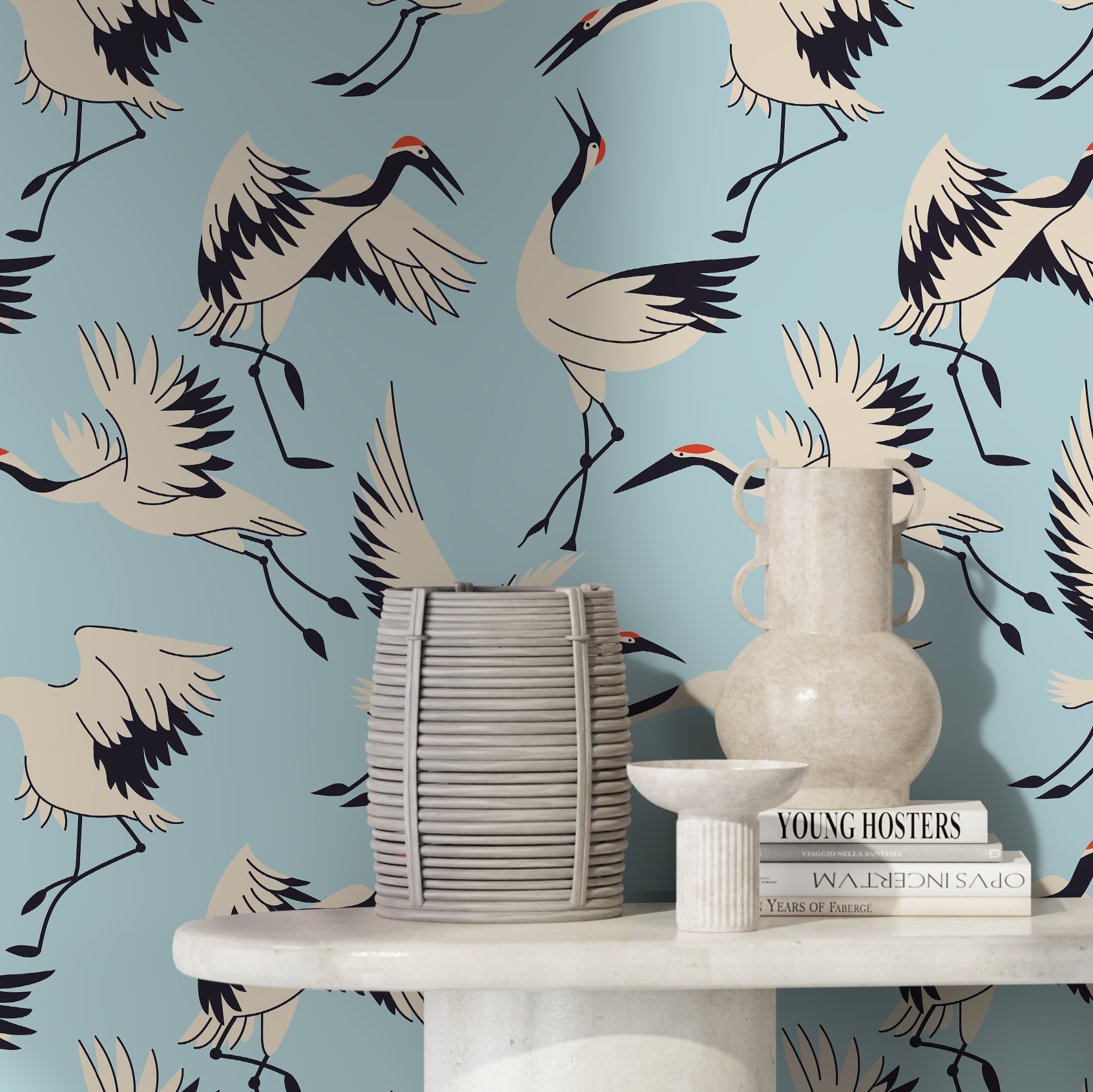 Blue Removable Wallpaper