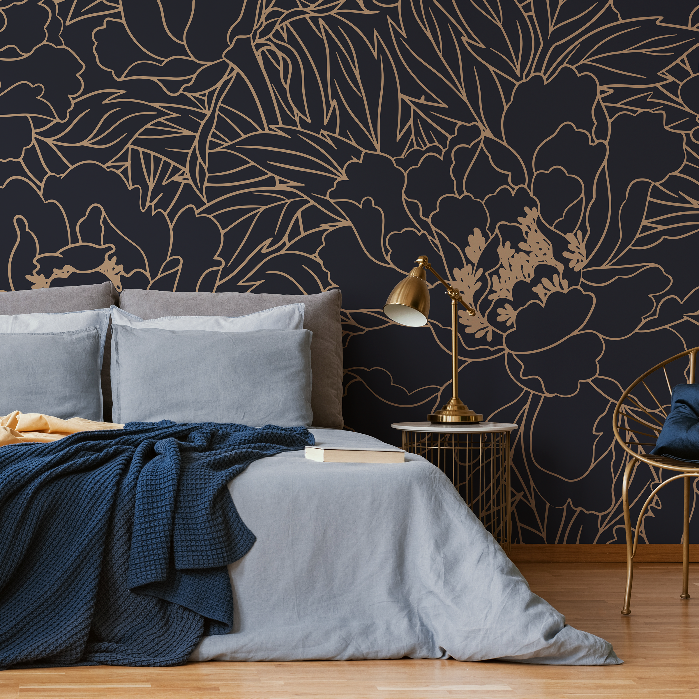 Wallpaper For Bedroom Accent Wall