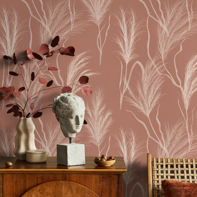 Terracotta Peel and Stick Wallpaper