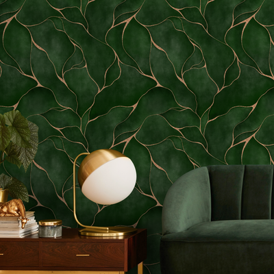 Dark Emerald Green Wallpaper