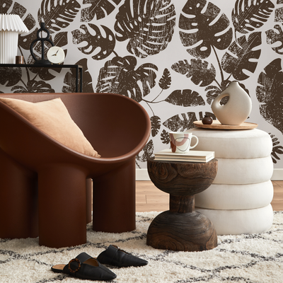 Brown Tropical Wallpaper