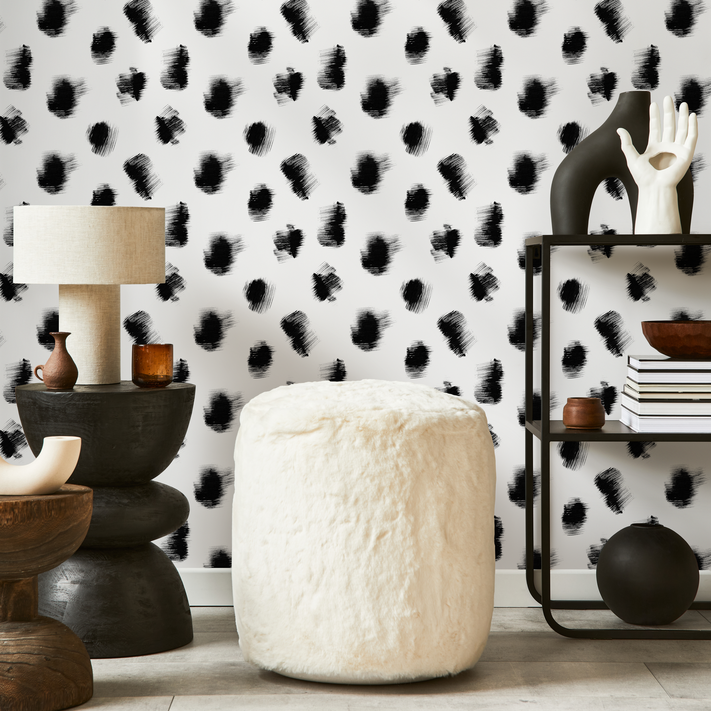 Speckled Dot Peel And Stick Wallpaper