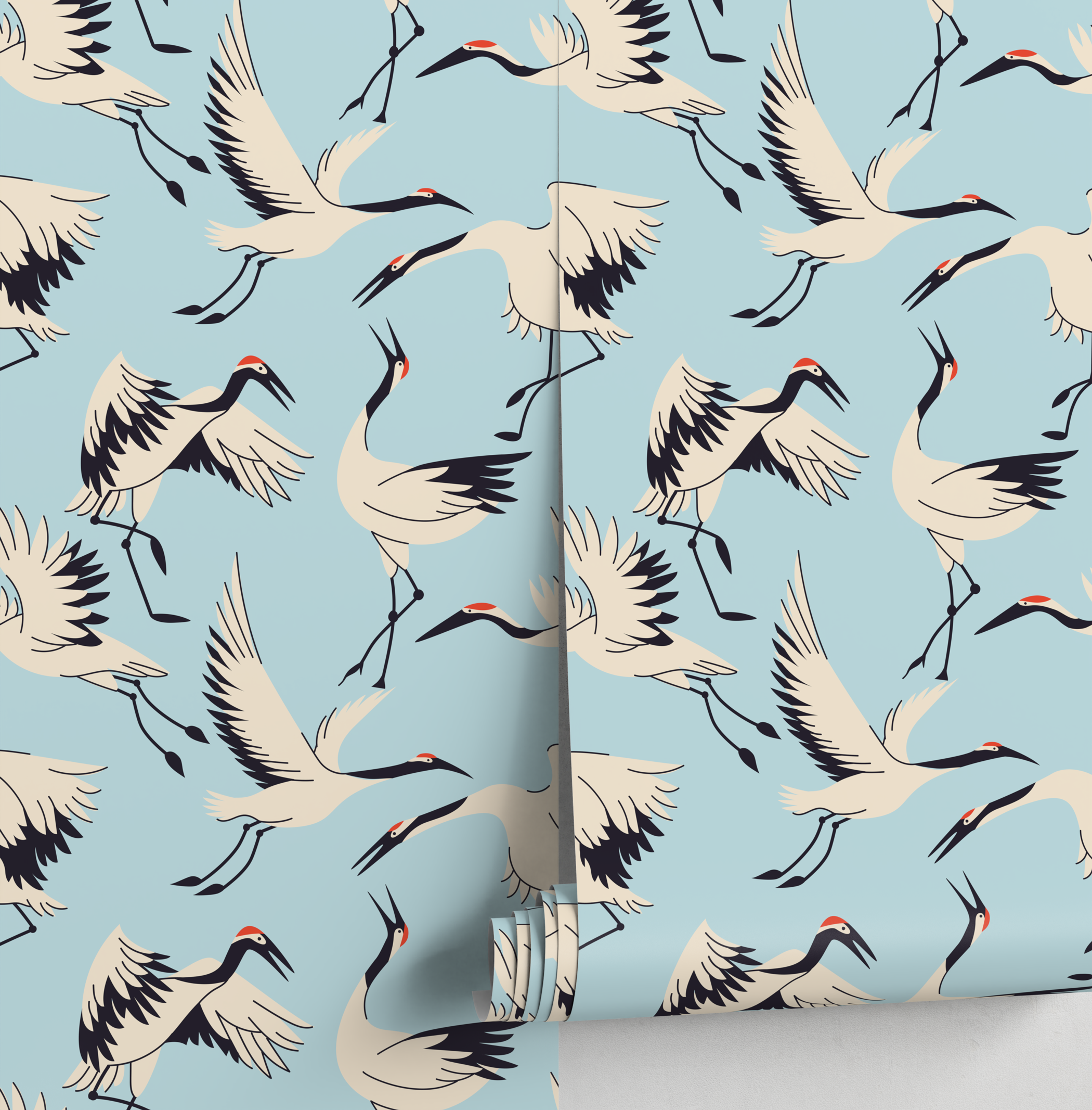 Wallpaper Ceiling In Bathroom