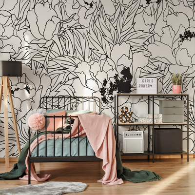 Black And White Wallpaper For Bedroom