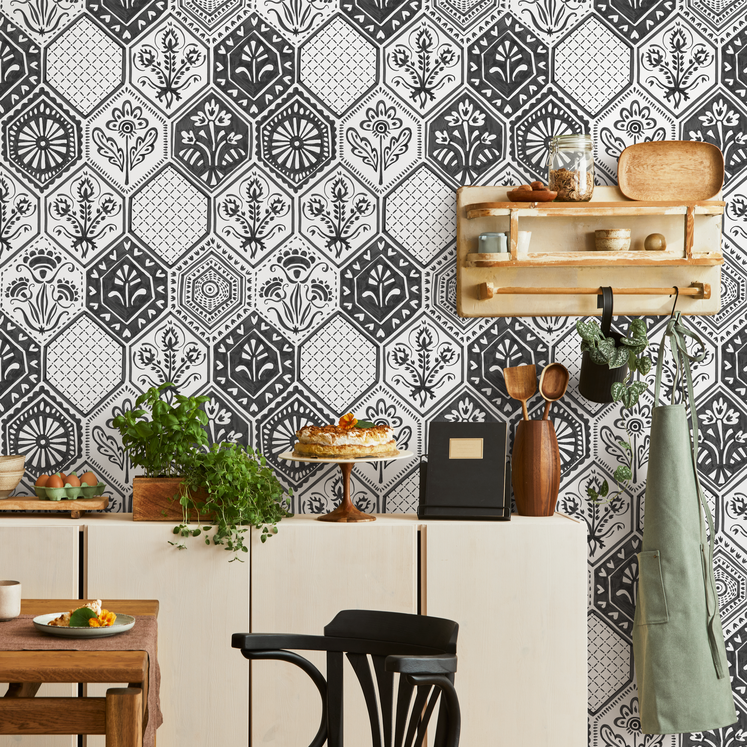 Wallpaper For Kitchen Walls
