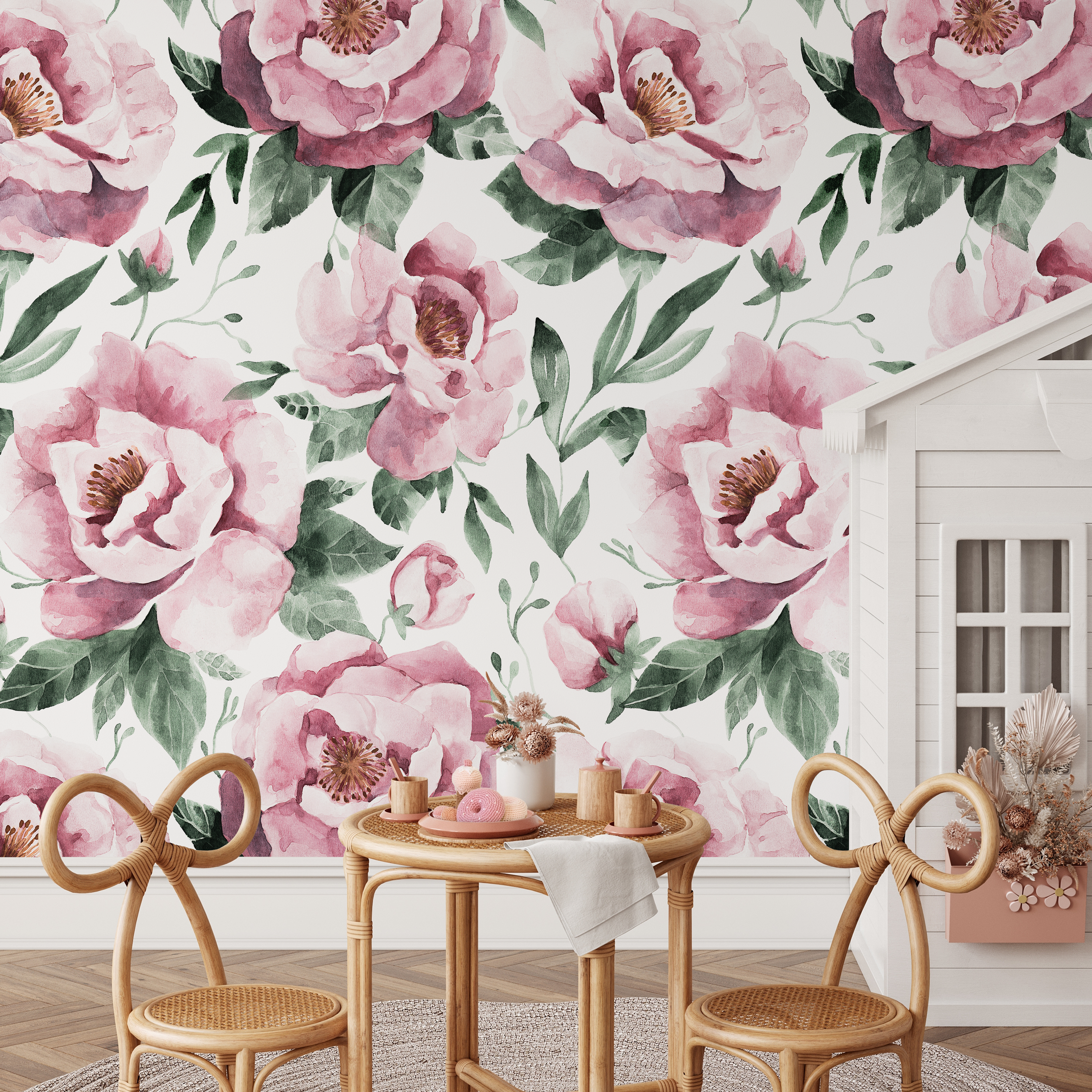 Floral Wallpaper Large Print