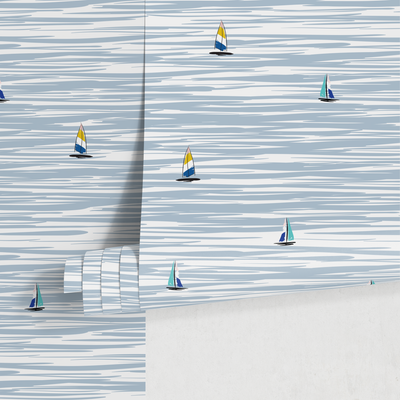 Coastal Bathroom Wallpaper