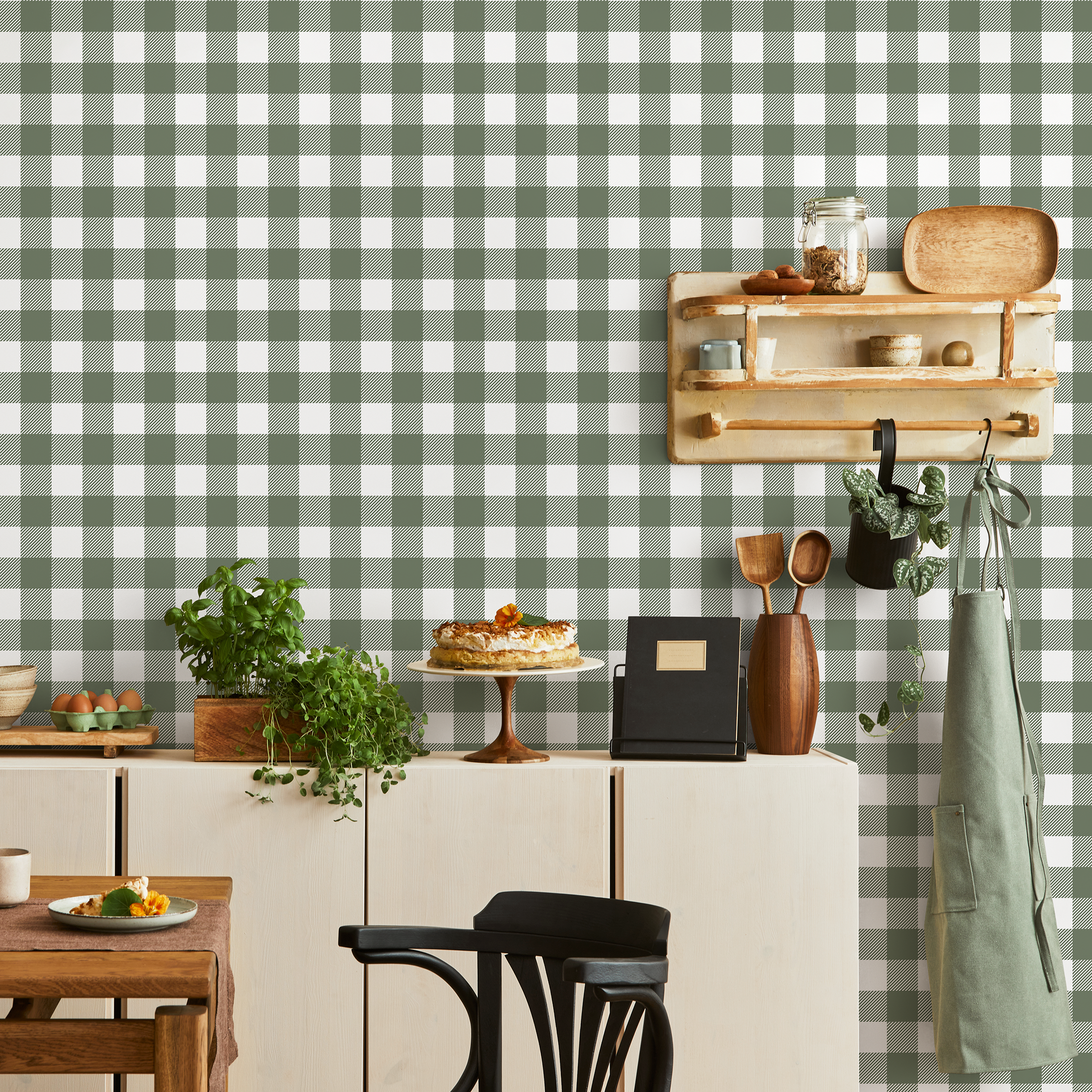 Peel And Stick Wallpaper Checkered