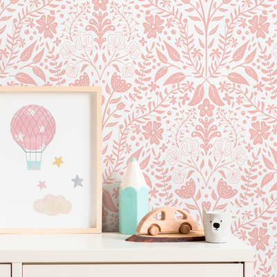 Pink Removable Wallpaper