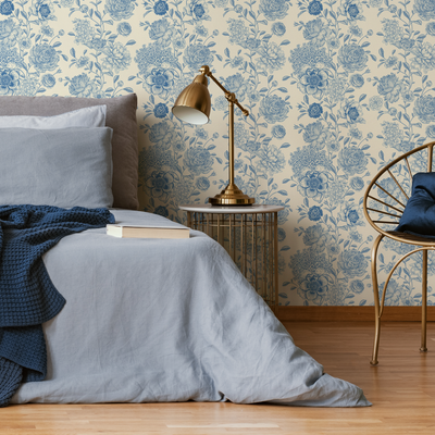 Toile De Jouy Peel And Stick Wallpaper