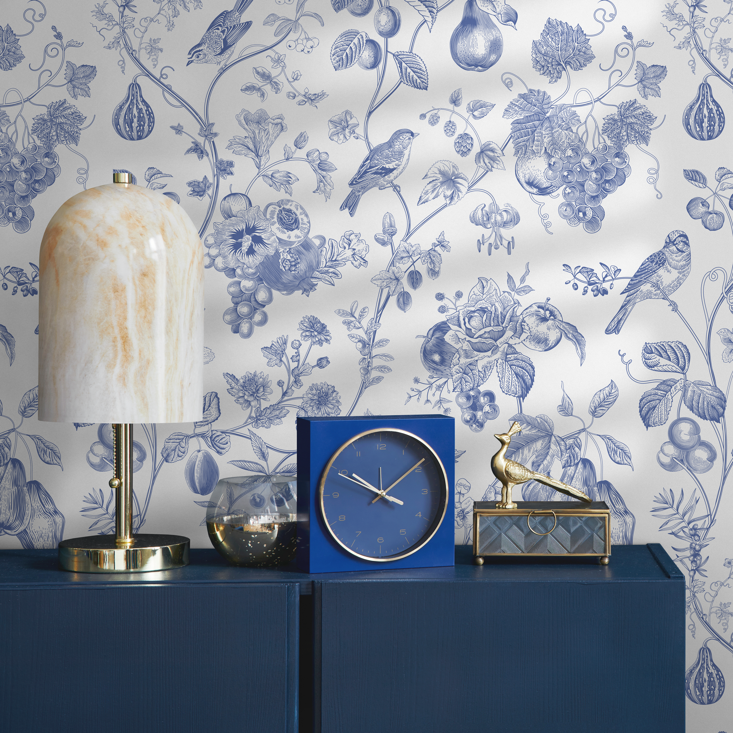 French Toile Peel And Stick Wallpaper