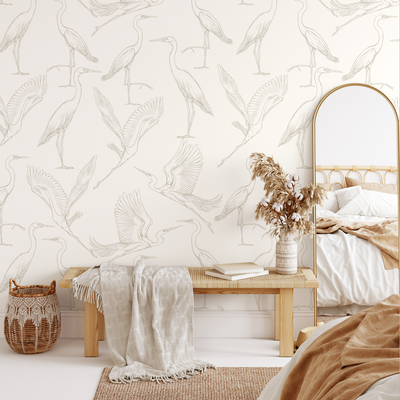 Cream Minimalist Wallpaper