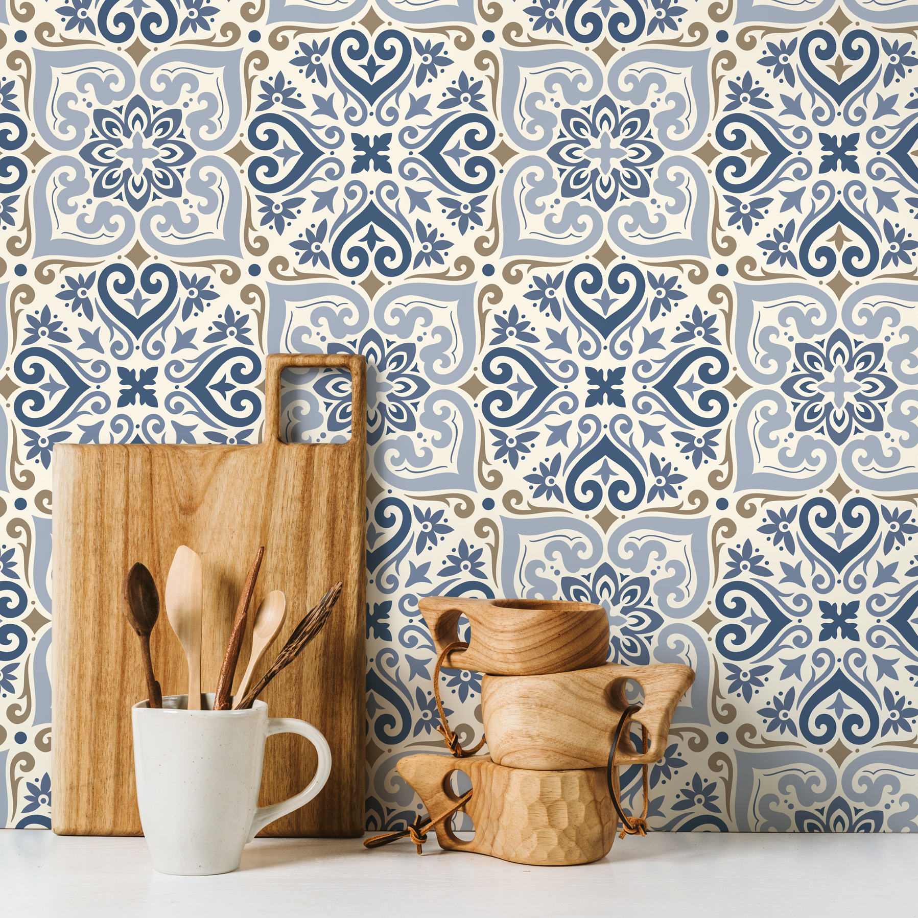 Kitchen Backsplash Wallpaper