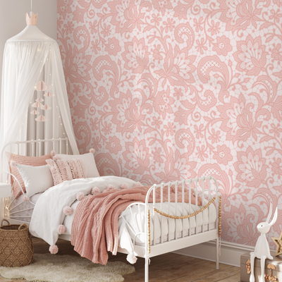 Light Pink Bedroom Wallpaper