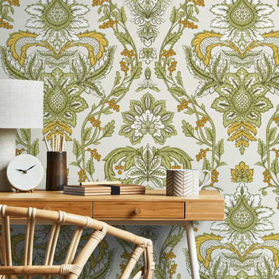 Light Olive Green Wallpaper