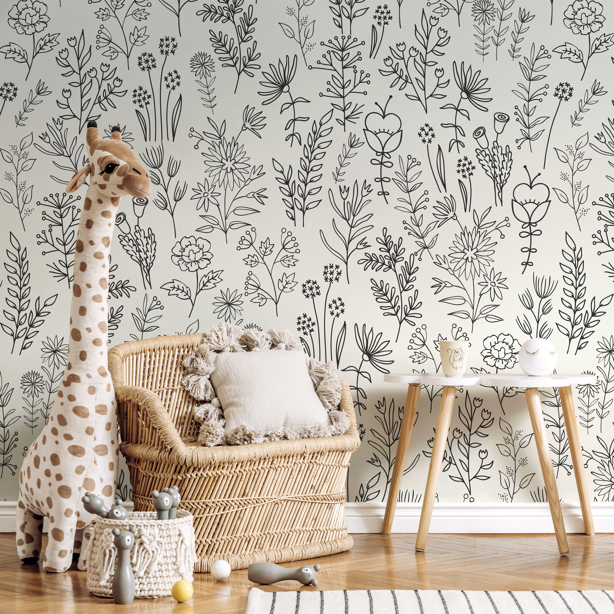 Boho Flower Wallpaper