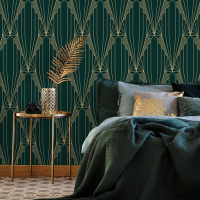 Green Bedroom Wallpaper