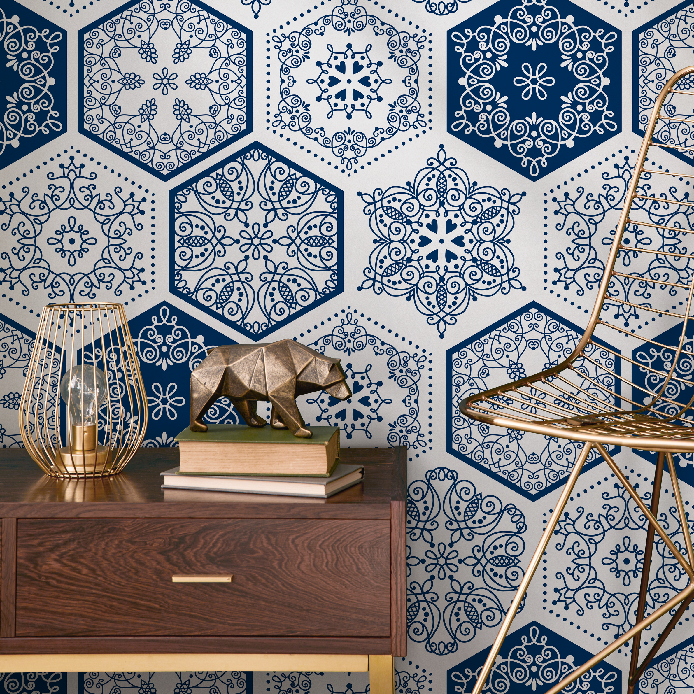 Delft Tile Peel And Stick Wallpaper