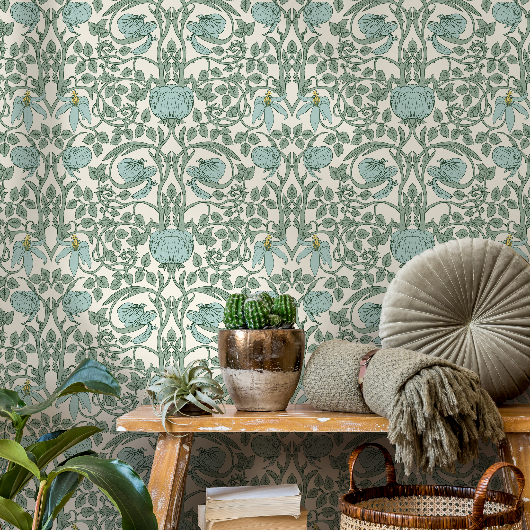 Pastel Green Wallpaper
