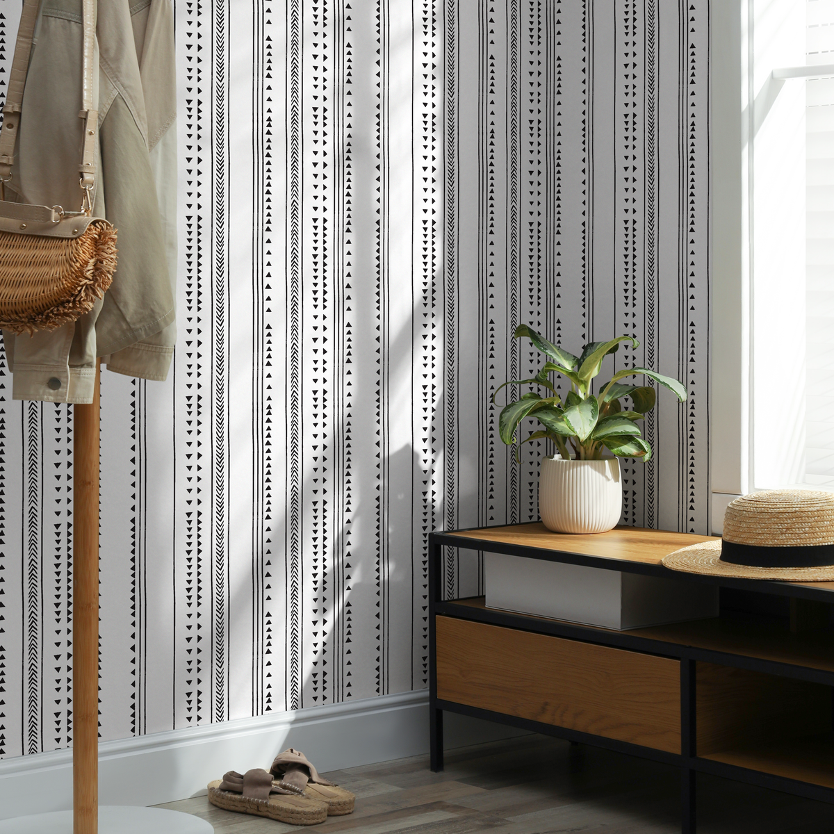 Wallpaper In A Hallway